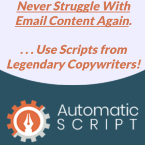 Automatic Script promo - use content from legendary copywriters!