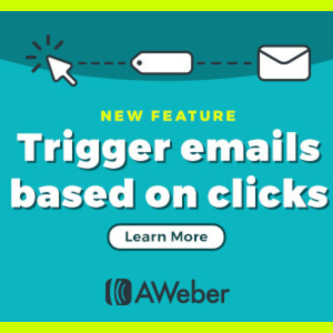 AWeber promo - new trigger feature.